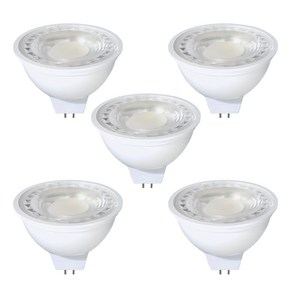 데이온 LED 할로겐 MR16 5W 12V 램프, 전구색, 5개