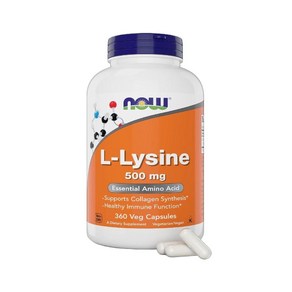 나우푸드 L 라이신 아미노산 500 mg 360베지캡슐, 360정, 1개