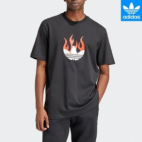 아디다스 정품 반팔티 FLAMES LOGO TEE 반소매