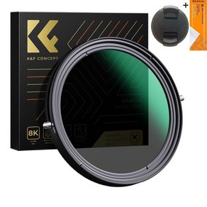 K&F Concept 67mm NANO-X 가변 ND2-ND32+CPL 2-in-1 필터 렌즈크리너융/캡포함 Fader ND2-32+CPL Filter + Cap/Cloth