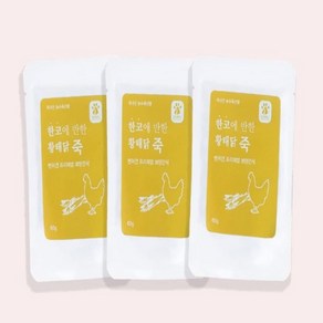 [오너클랜] 반려견 영양 죽 파우치 (황태 닭) 1box(60g x 5개입)