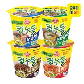 오뚜기 컵누들 우동맛 6개+짜장맛 6개+로제맛 6개+잔치쌀국수 6개