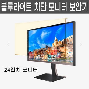 썬가드광학 블루라이트 차단 모니터 보안기 24인치 (거치식), 24인치 와이드, 1개