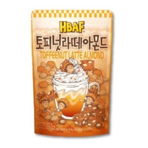 바프 토피넛라떼 아몬드, 190g, 20개