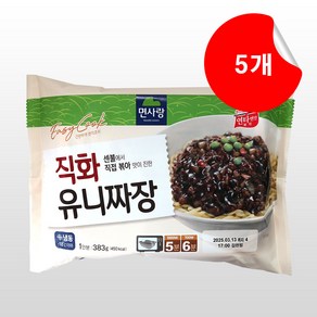 면사랑 직화 유니짜장 380g (냉동), 5개