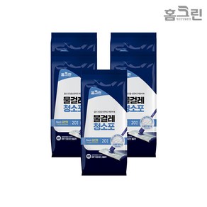 홈크린 물걸레청소포(20매)x5팩, 물걸레청소포x5팩, 5개