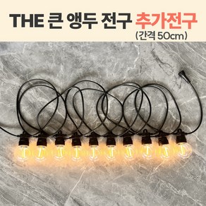 21세기트랜드 LED THE 큰 앵두 전구 5M10구 추가전구