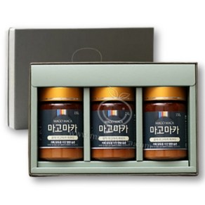 마고마카 남자에게 더욱 좋은 페루 블랙 마고마카 선물세트 (남성용 블랙마카 150g X 3병), 1개, 450g