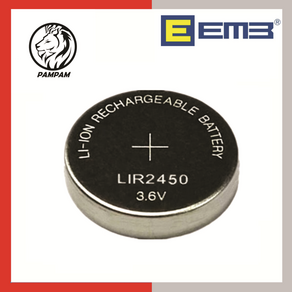 EEMB LIR2450 3.6V 리튬이온 코인전지 (충전용), 1개입, 1개