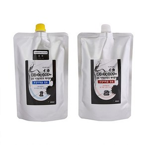 뉴겐 아카보쿠쥬우 오징어먹물 컬러크림 라이트브라운 500ml