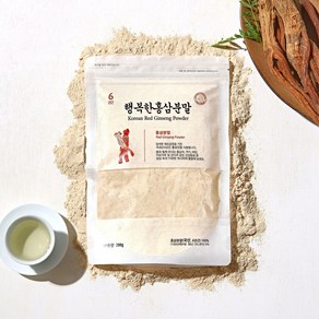 행복한 6년근 홍삼 분말 가루 파우더 200g, 쇼핑백X, 1개