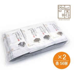 엄마애바다 조미안된 구운 도시락김 56봉(각1.5g)