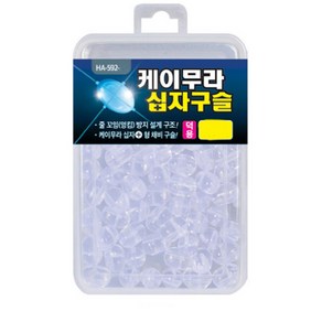 해동 HA-592 케이무라 십자구슬 덕용 대용량, SS, 1개