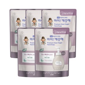 아이깨끗해 프리미엄 클린비건 피오니향 400ml리필 (옵션선택), 400ml, 5개