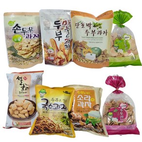 두부과자 옛날과자 8종, 130g, 1개