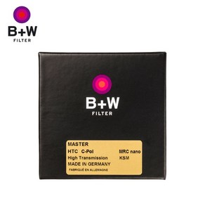 슈나이더 B+W 마스터 나노 카제만 CPL 렌즈 필터 30.5mm, 1개