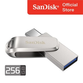 샌디스크 정품 울트라 듀얼 드라이브 럭스 USB, 256GB, 1개