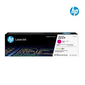 HP 222A 정품토너 W2220A 레이저젯 3203DN 3203DW 3288DN 3288DW 토너, 1개, 빨강토너