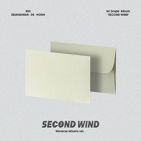 부석순 싱글1집 [Weverse Albums ver.] BSS 1st Single Album SECOND / SEVENTEEN / 카드홀더+QR카드+셀피포토카드2+유저가이드