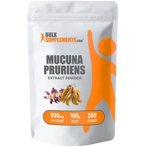 BULKSUPPLEMENTS.COM Mucuna Puiens Extact - Heb BULKSUPPLEMENTS.COM 무쿠나 프루리엔스 추출물 - 허브 보조식품 무쿠나, 3.53 Ounce (Pack of 1), 1개, 100g