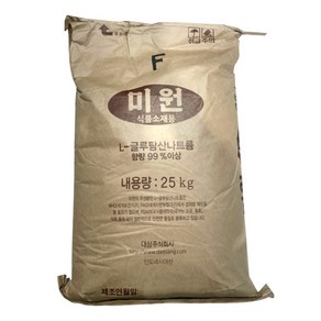 대상 미원(F) 25kg L-글루탐산나트륨 고운입자 / 무배, 1개