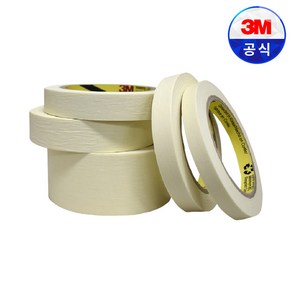 3M 종이 마스킹 테이프 (밝은 상아색), 1개