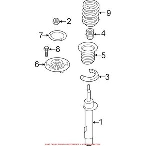 쇼바 스트럿 서스펜션 승차감 개선 BMW용 정품 OEM 프론트 쇼크 스트루트 마운트 부싱 범퍼 F22 F23 F31 F32 F33 F36 F80 F82 G20 G29 I01 2