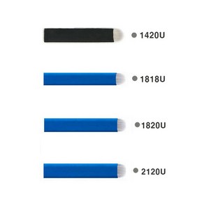 CMCOSMETIC 임뷰티 반영구 엠보니들 반영구 둥근 니들 바늘 20개입, 1818U 파랑, 20개