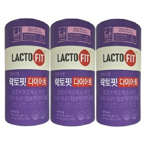 종근당건강 락토핏 다이어트 2g 60포/mj, 120g, 3개