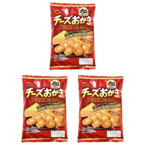 부르봉 치즈 오카키 과자 85g 3봉지 일본 과자 맥주안주, 3개