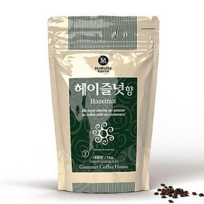 맥널티 헤이즐넛향 1kg(홀빈)로스팅 원두커피M, 1kg, 1개, 1개입