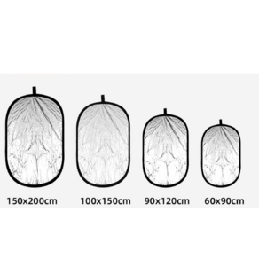 타원형 반사판 접이식 100X150 브이로그 촬영조명장비, 60cm 5 in One, 1개