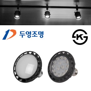 두영 LED PAR30 램프 전구 15W 집중형 확산형 주백색, 15W 집중형-주백색_아이보리빛, 1개