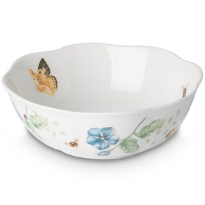 Lenox 806735 Buttefly Meadow Pocelain All-Pupose Bowl 레녹스 806735 나비 초원 도자기 다용도 그릇, 기타, 1개