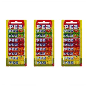 PEZ 캔디 8개입 3팩 다양한 맛 PEZ refills