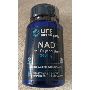 Life Extension Nad+ Cell Regeneato Nicotinamide 300mg 30 Cap exp 10/2024 814178, 1개, 30정