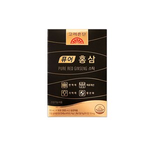 고려은단 퓨어 홍삼 스틱 10mL 30포 1개/mj, 30회분, 1개