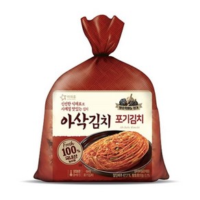 아워홈 아삭김치 포기 김치 1.6kg 국산 배추김치