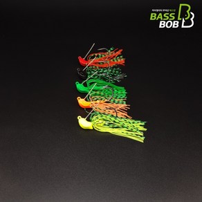 [배스밥] 러버지그 13g 1/2oz 배스루어 하드베이트, RUBBER JIG -5, 1개