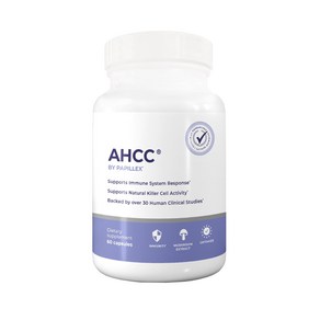 Papillex AHCC Supplement - Maximum Stength - Natu Papillex AHCC 보충제 - 최대 강도 - 천연 면역 지원 추출물 - 자연 킬러, 60 Count (Pack of 1), 1개, 60정