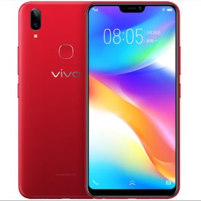 VIVO Y85 스마트폰 글로벌 펌웨어 안드로이드 4G 잠금 해제 6.26 인치 4GB 64GB 카메라 13MP, 01 Red