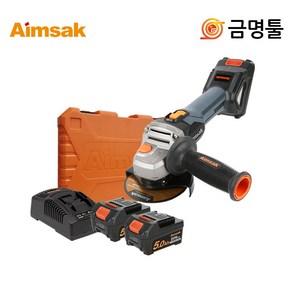 아임삭 BL18G615 충전그라인더 20V 5.0AH BL18G605 후속 4인치 BL모터 무선 그라인다, 1개