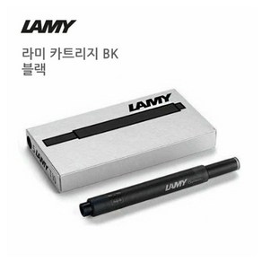 LAMY T10 만년필용 일회용 잉크 카트리지 5p, black, 1개