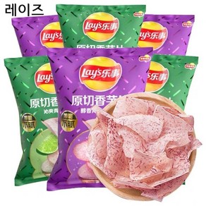 lays 감자칩 타로 고구마 토란맛 믹스 포테이토 6팩, 6개