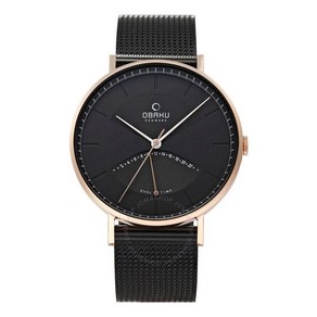 Obaku Classic 쿼츠 남자시계 V213GUVBMB