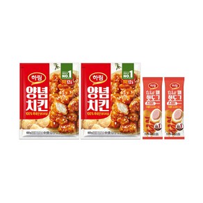 하림 양념치킨 600g 2봉+스위트웰핫도그 70g 2봉, 양념치킨 600g 2봉+스위트웰핫도그70g 2봉, 1개