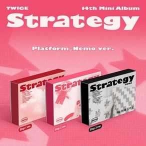 트와이스 TWICE - 14th Mini Album [STRATEGY] (Platfom_Nemo ve) 랜덤버전