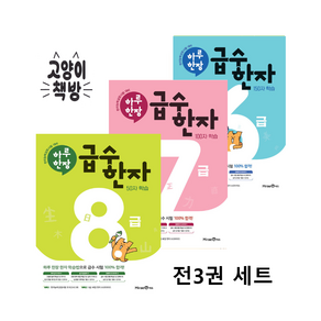 하루 한장 급수 한자 6 7 8급 세트 전3권, 한자/한문