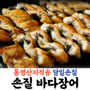 통영 손질 바다장어 구이용 중 대사이즈 1kg 포장 자연산 붕장어 갯장어 아나고 하모 산지직송 택배