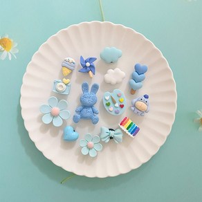 예세서리 하늘가득 스마일토끼 14pcs 신발파츠